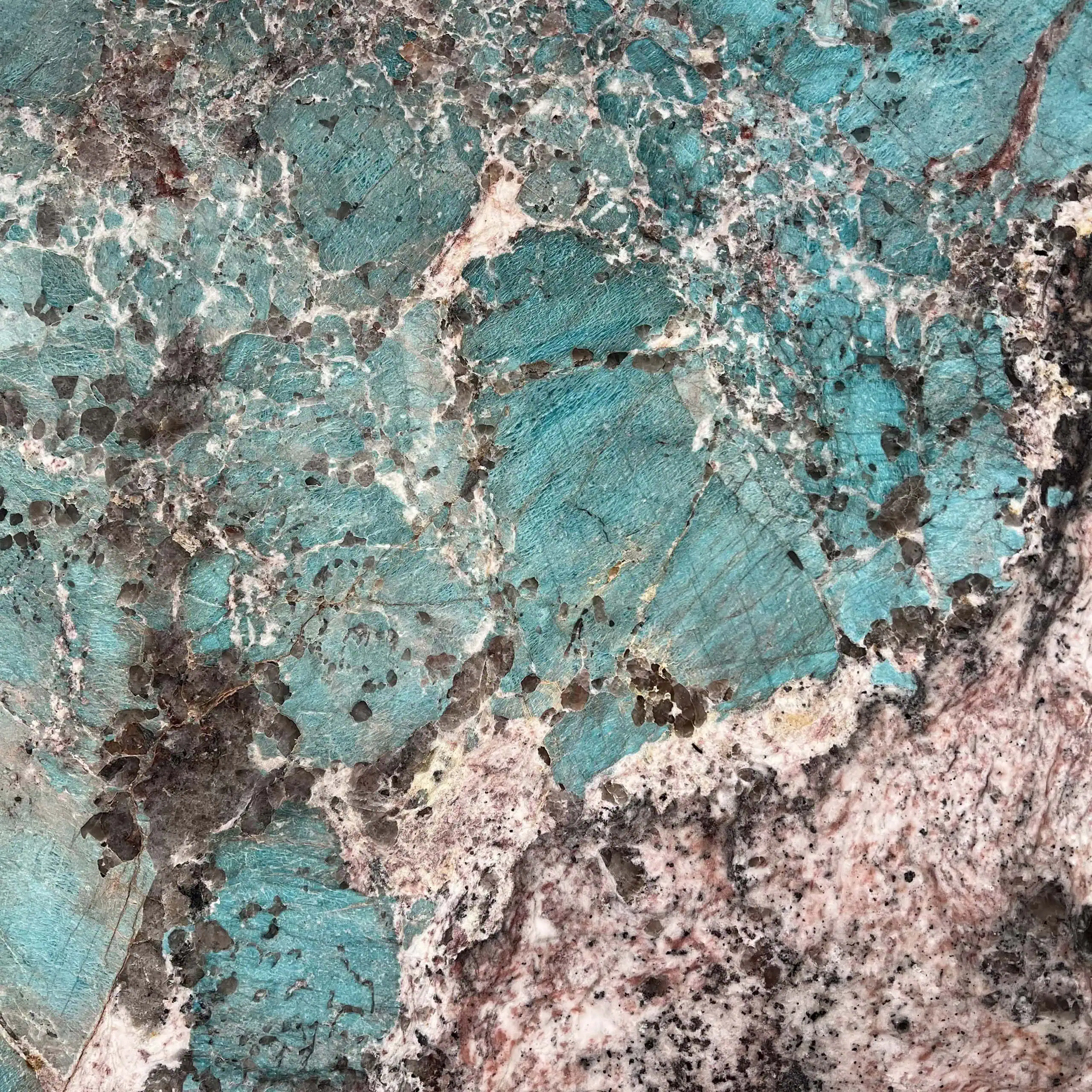 Amazonite Granite Swatch