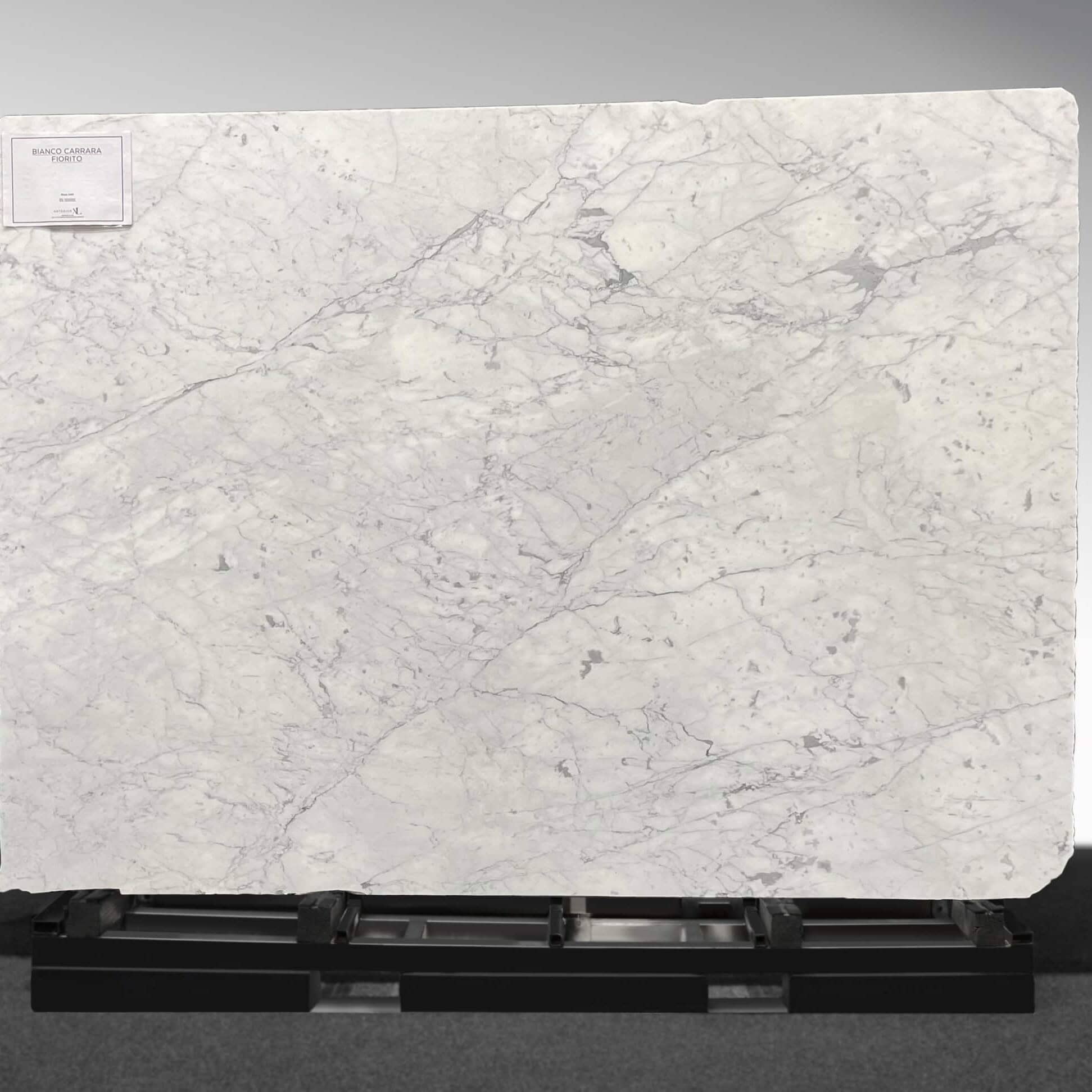 Bianco Carrara Fiorito Marble Slab