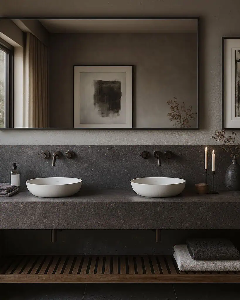 Bluestone Porcelain Bathroom Vanity