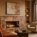 Breccia Pernice Marble Fireplace Surround 