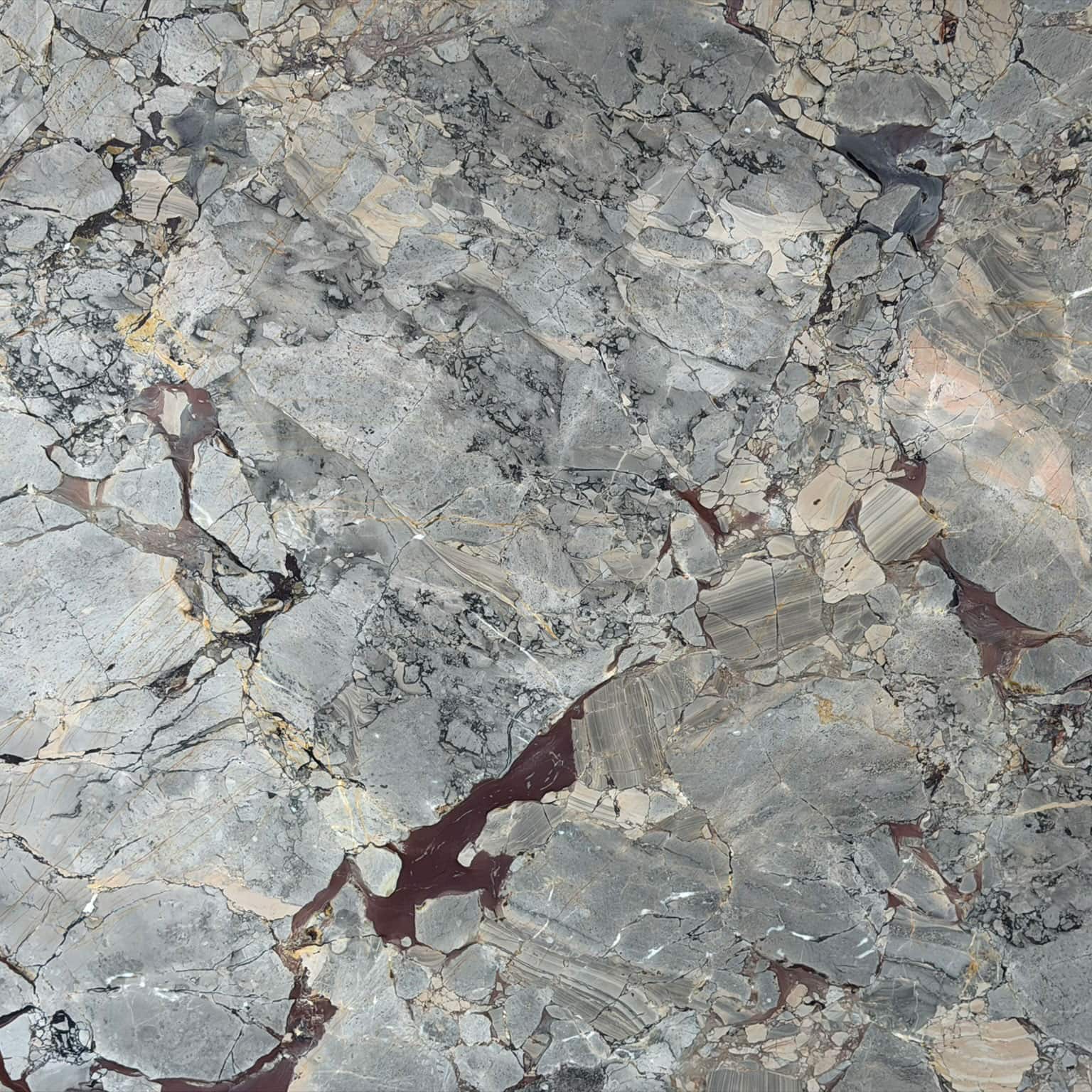 Breche Sarrancolin Marble Slab