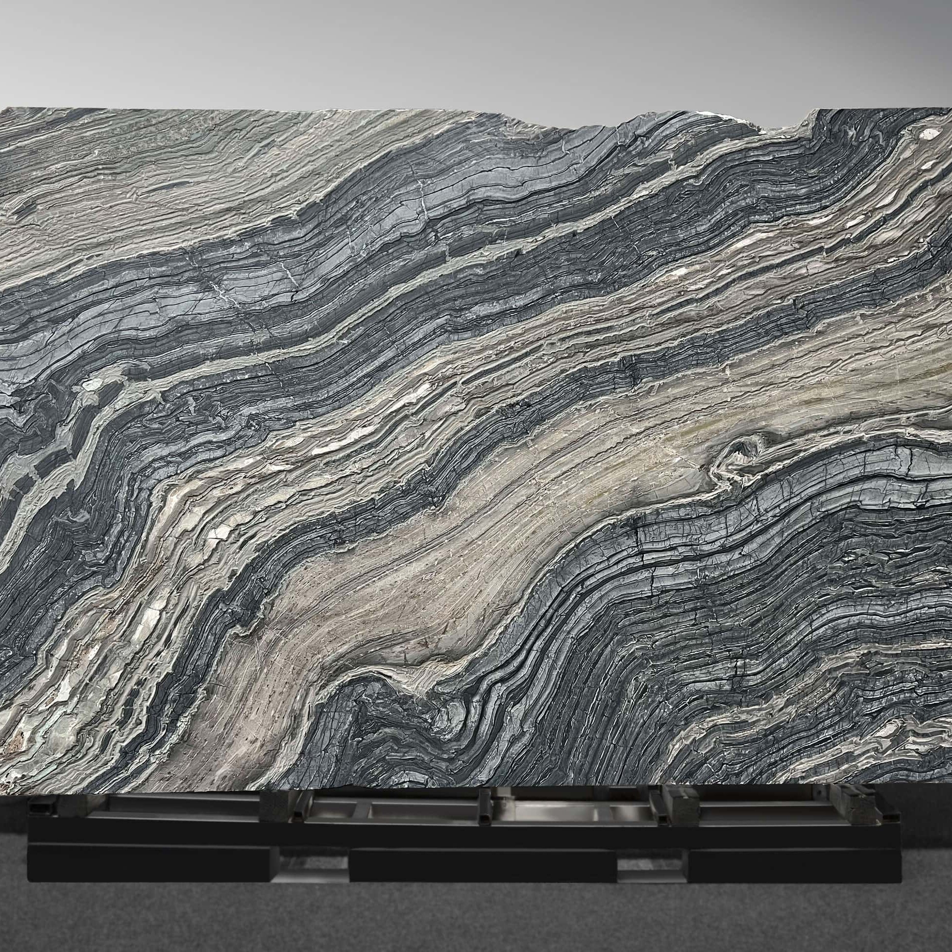 Brown Wave Marble Slab