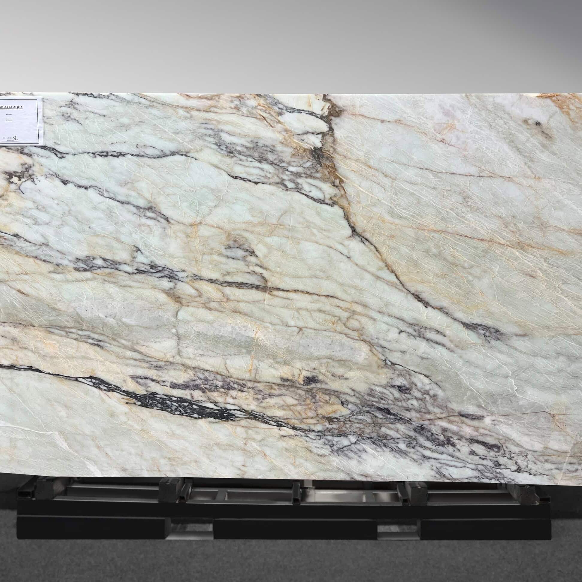 Calacatta Aqua Marble Slab