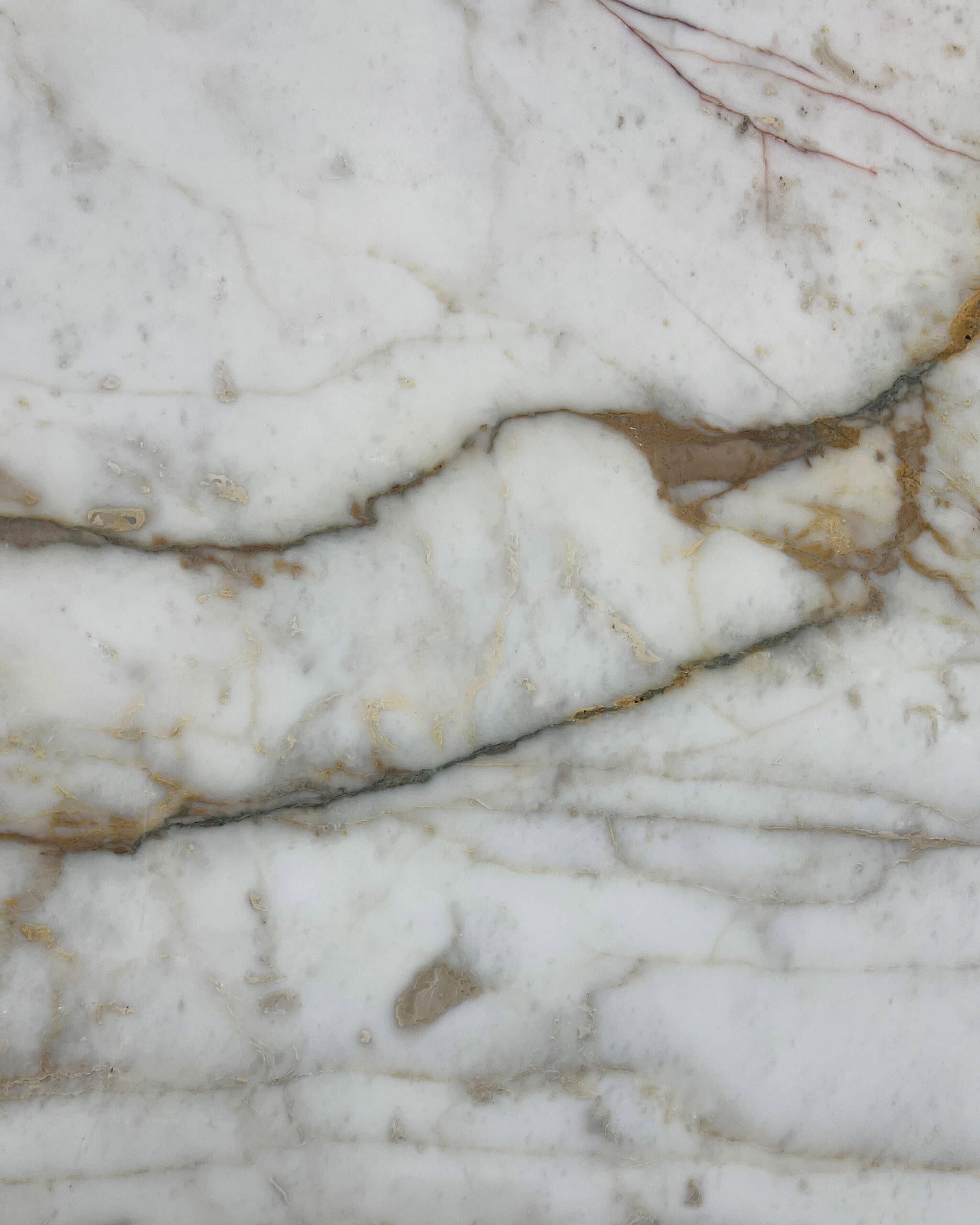 Calacatta Mezza Machia Oro Marble Swatch