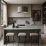 Explosion Blue Quartzite Kitchen Benchtop 