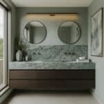 Explosion Blue Quartzite Bathroom Vanity 