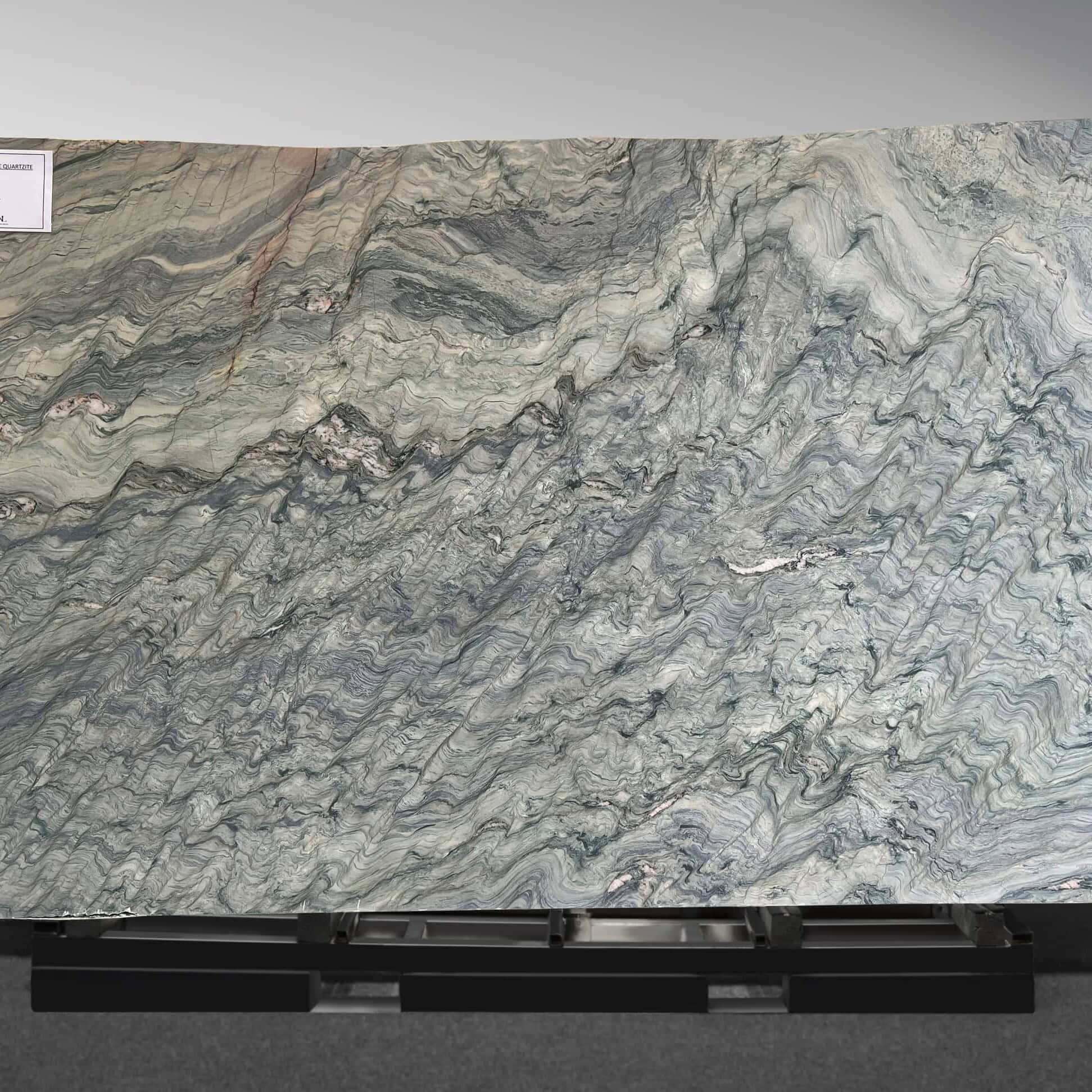 Explosion Blue Quartzite Slab