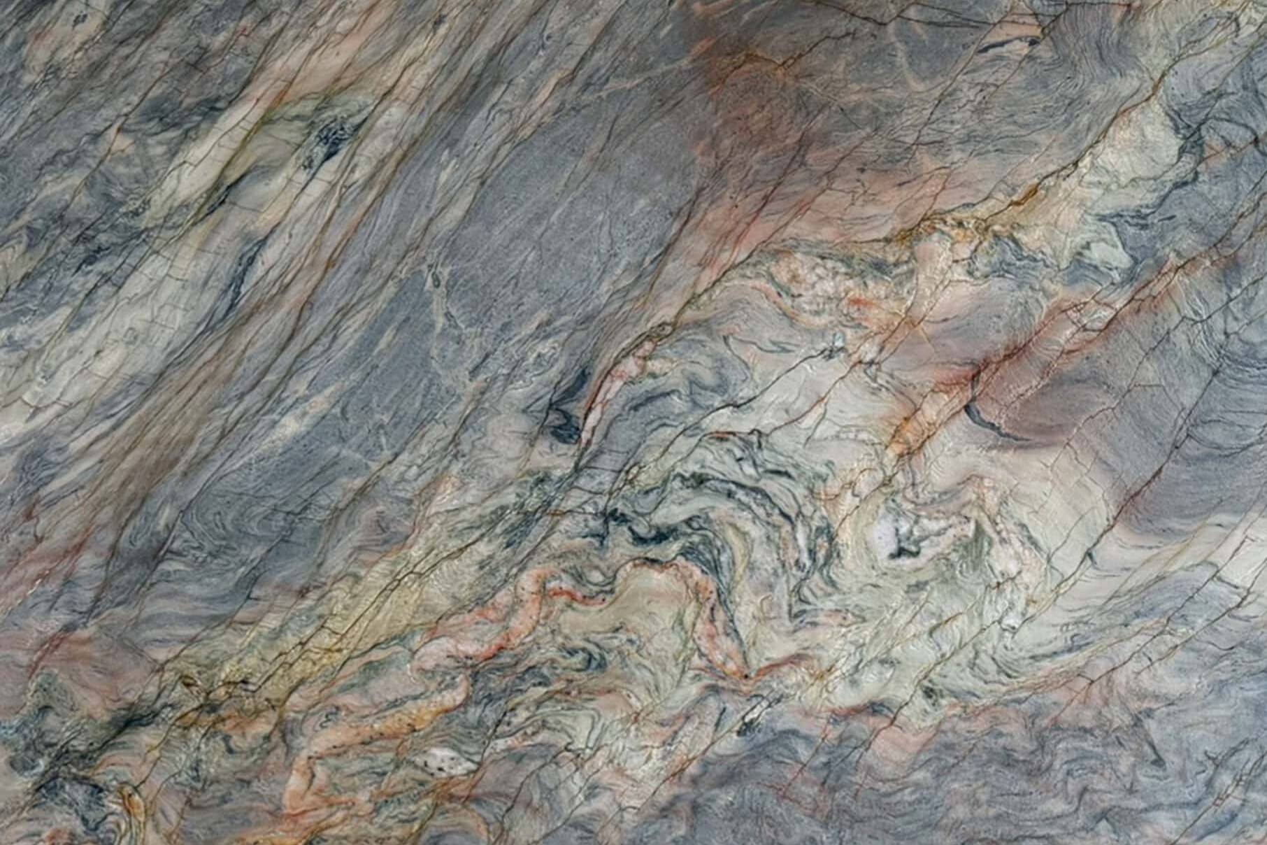 Explosion Blue WOW Quartzite Swatch