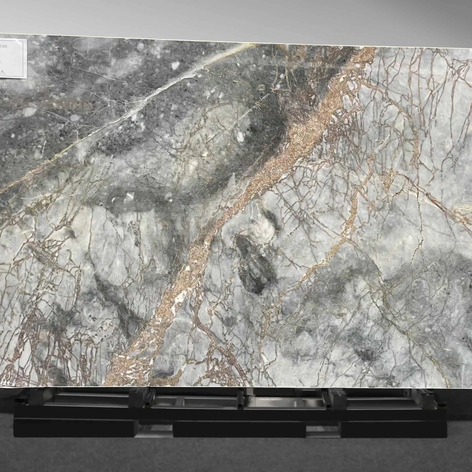Grey Fire Marble Slab