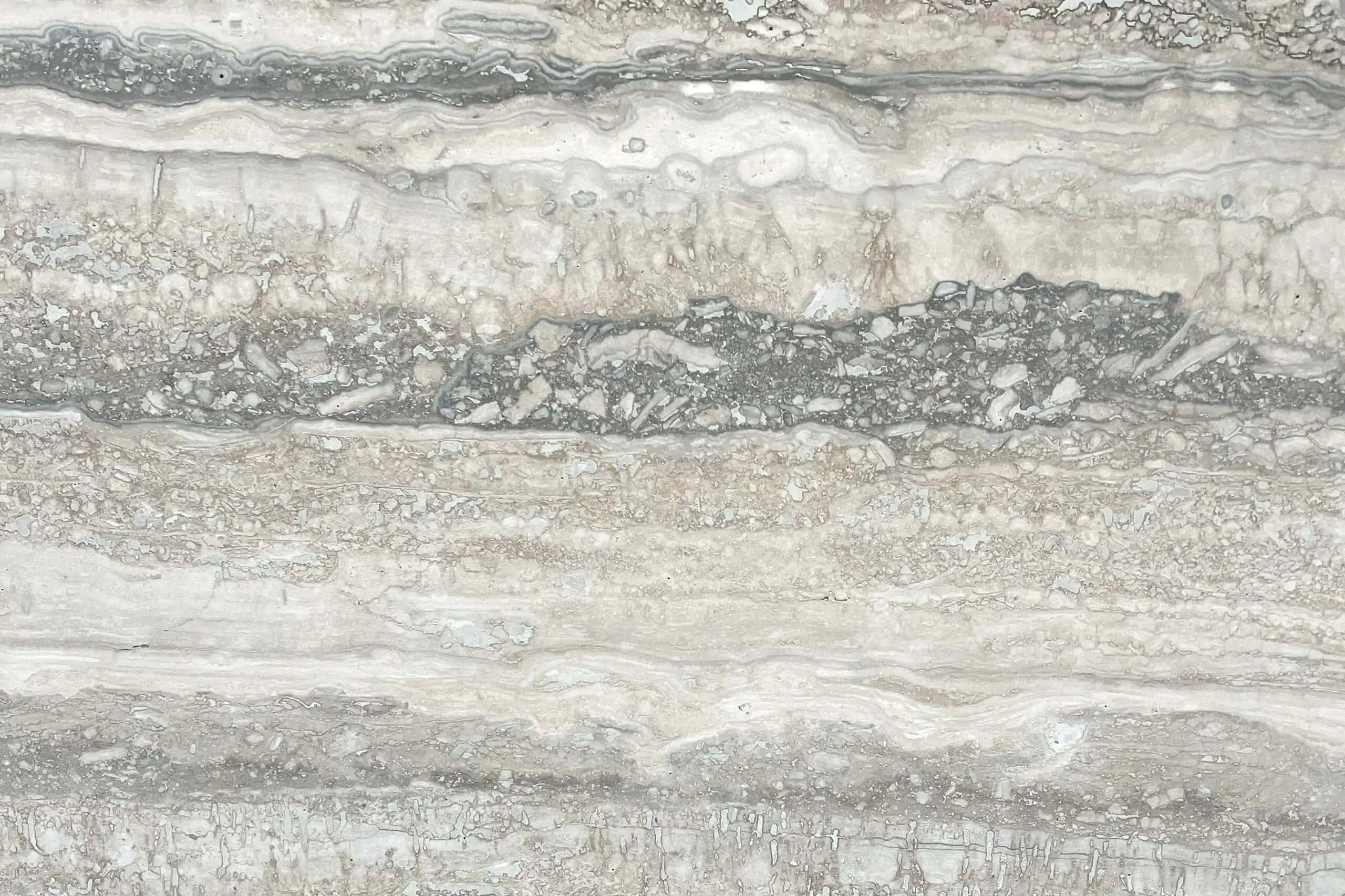 Travertino Silver di Siena Travertine Swatch